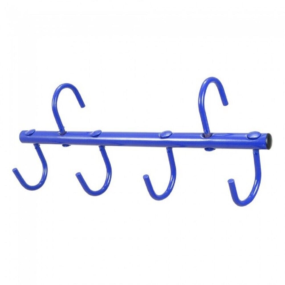 Portable Traveling Tack Rack 4 Prongs To Hang Over Stall Trailer Fence 5 Colors!
