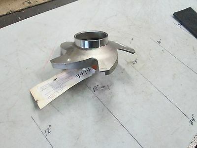 Durco S/S Pump Impeller Legacy Cat #AL103RV-CD4M 9" OD 1" Thread Connection NEW
