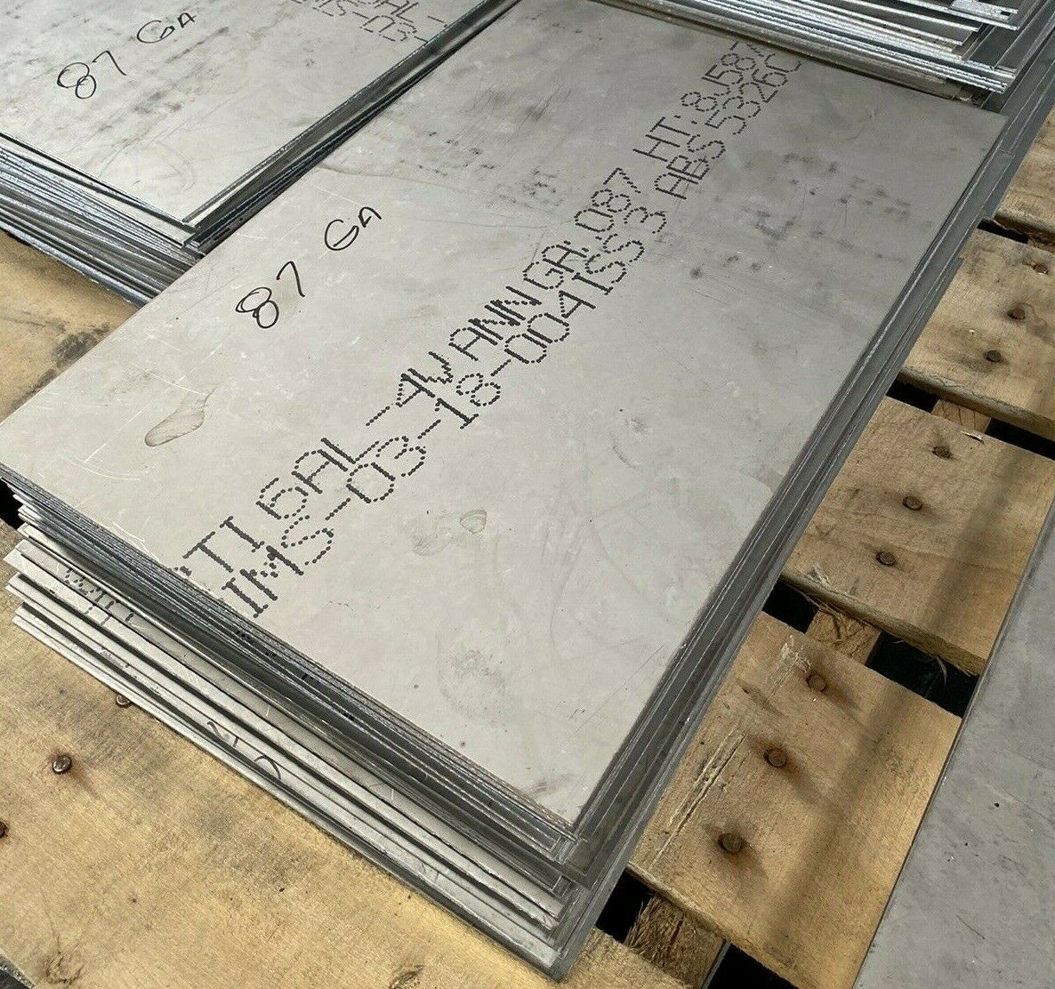 Titanium Plate 6AL4V 12" x 12" x .087"