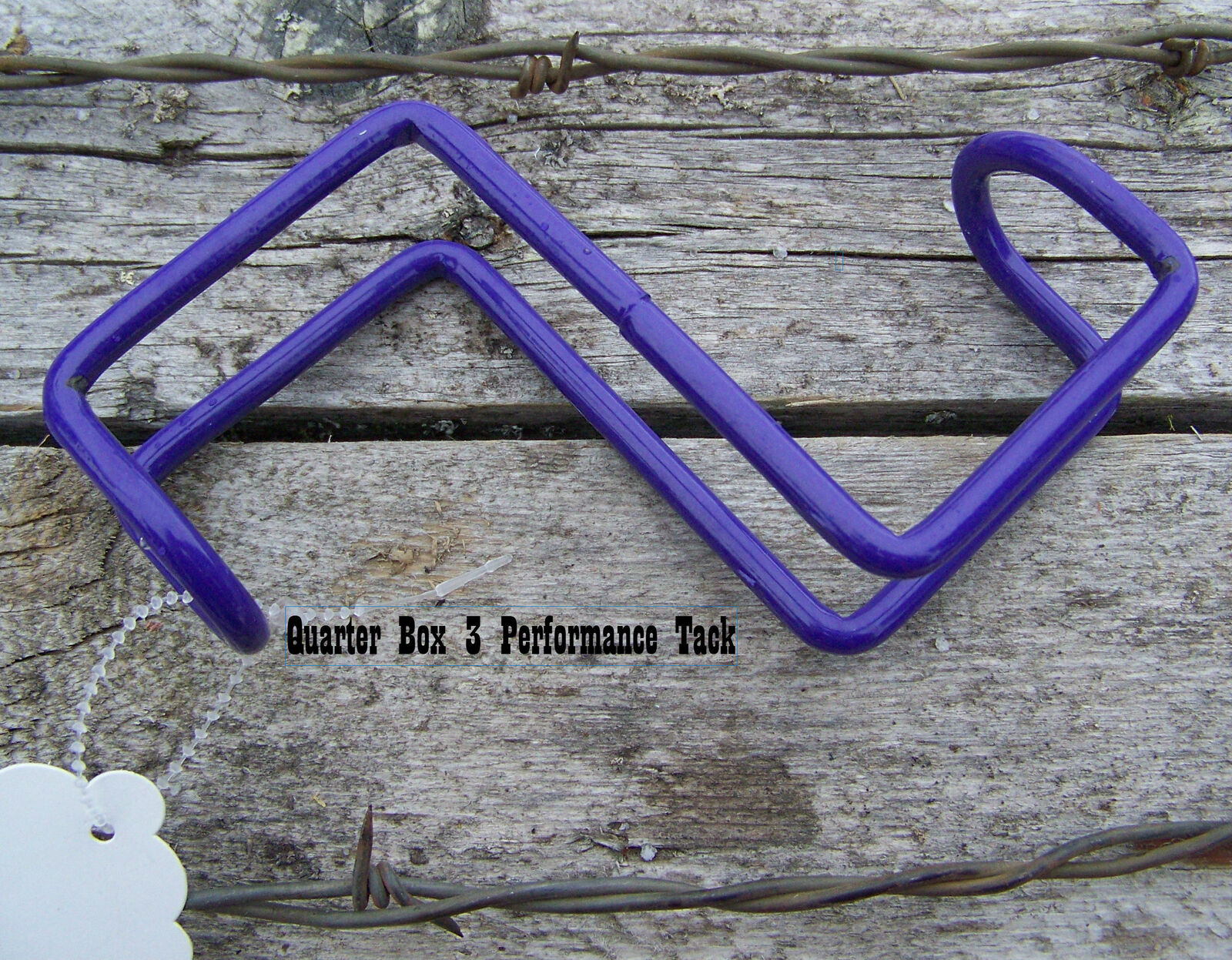 Bridle Hook - Vinyl Coated Steel - 4" (purple)