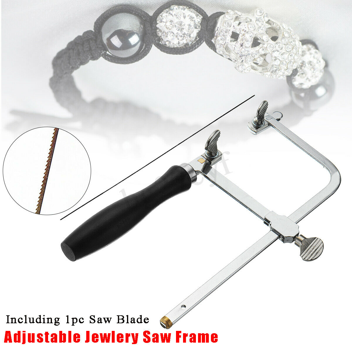 Adjustable Jewelry Saw Frame Blade Diy Jeweler Making Repair Tool Hand    /m V