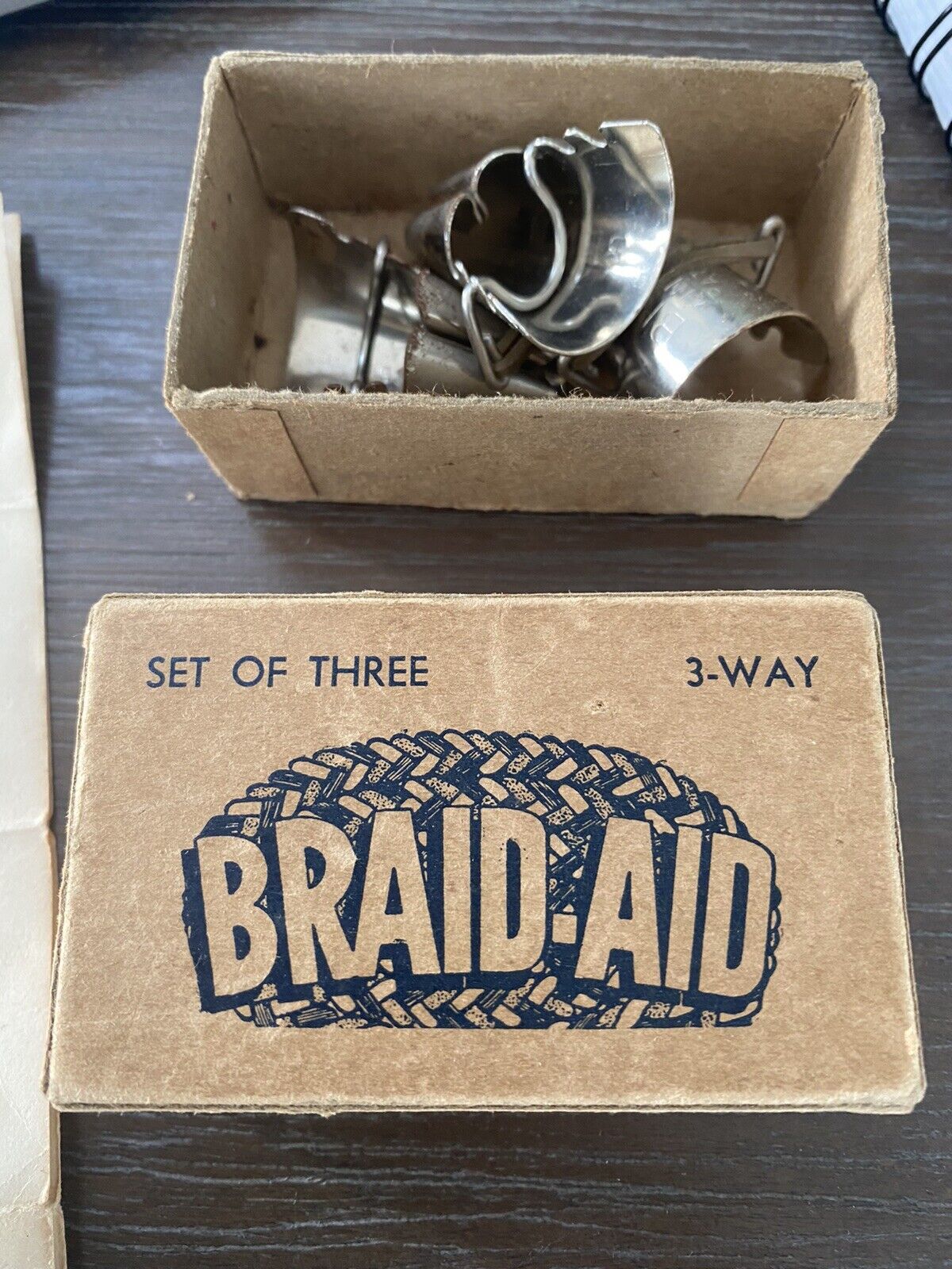 Braid-aid Rug Making Set Of 2 W Original Box 3-way Vintage Weaving Crafts