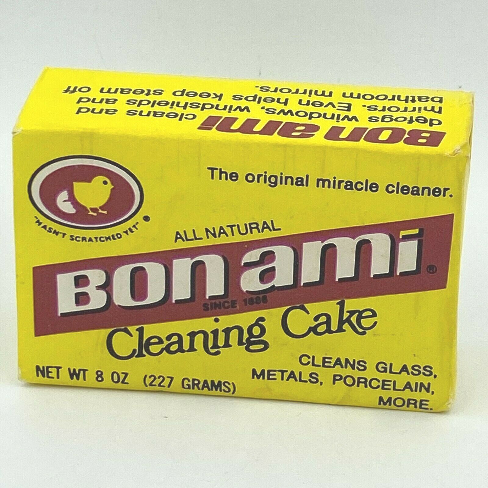 Vintage Bon Ami Cleaning Cake 8 Oz Discontinued Sealed All Natural Bar Sh