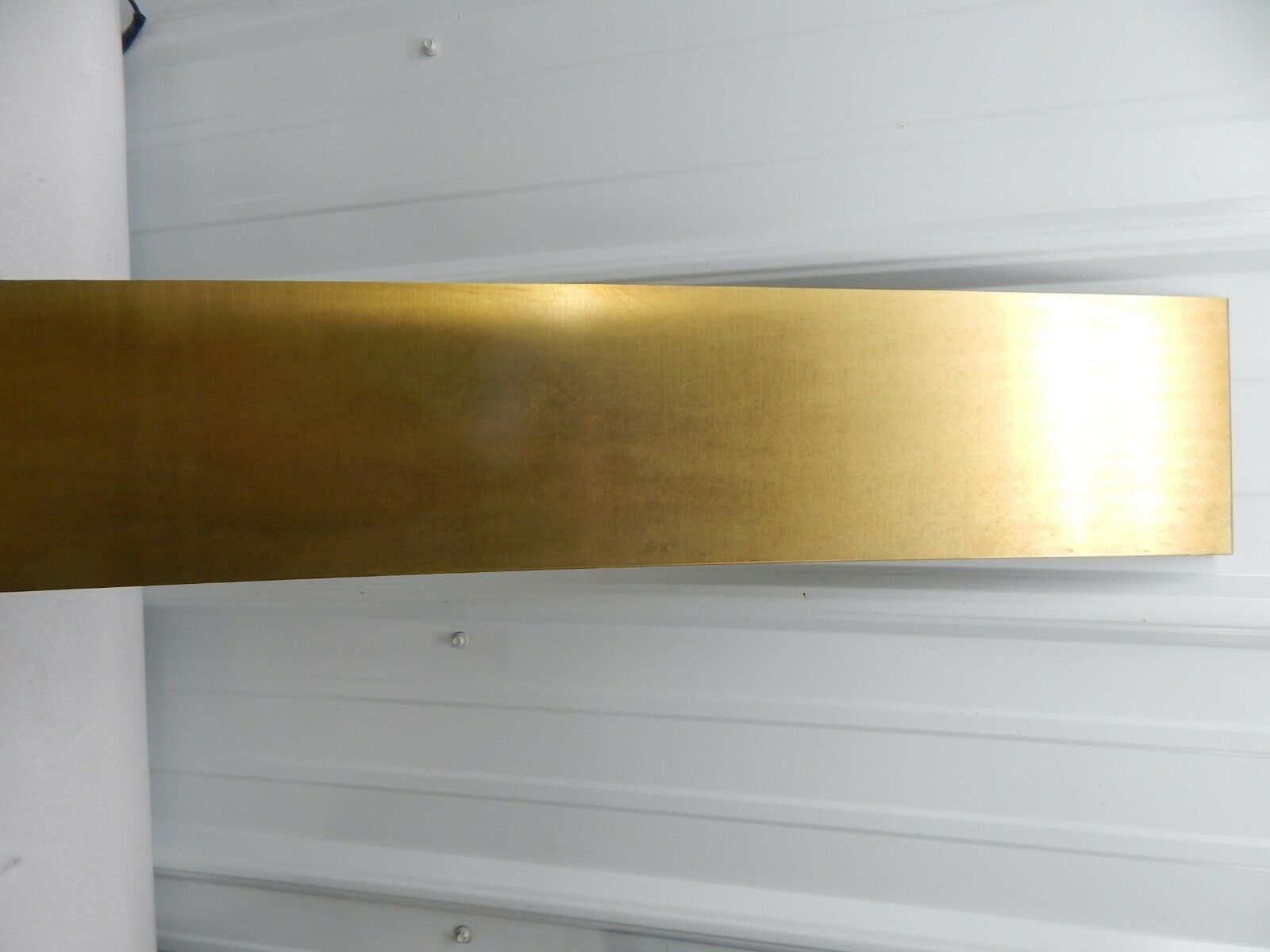 1/8" Brass Sheet Metal .125 Plate 7-7/8" wide priced by the running inch.Yellow