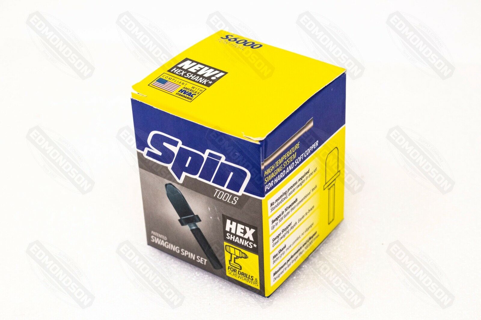 Spin Tools S6000 Swaging Drill Bit Set, 1/4", 3/8", 1/2", 5/8", 3/4" & 7/8"
