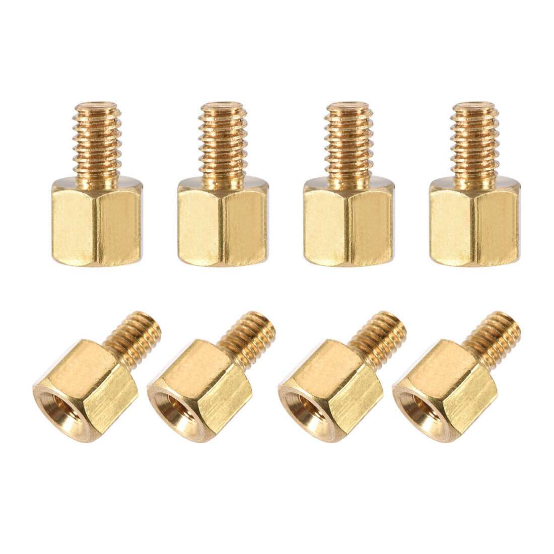 M2.5 X 5 Mm + 4 Mm Male To Female Hex Brass Spacer Standoff 100pcs