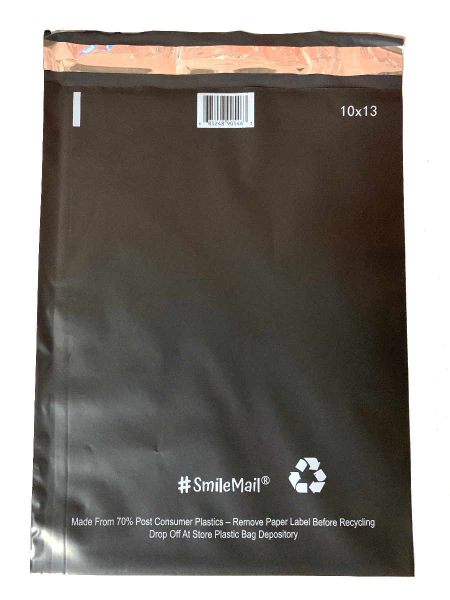 Recycled Black Poly Mailers Plastic Envelopes Shipping Bags Upaknship Expedited