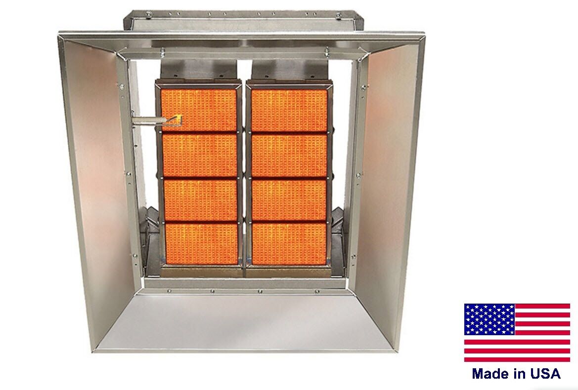 Ceramic Infrared Heater Commercial/industrial - Lp Propane Fired - 65,000 Btu