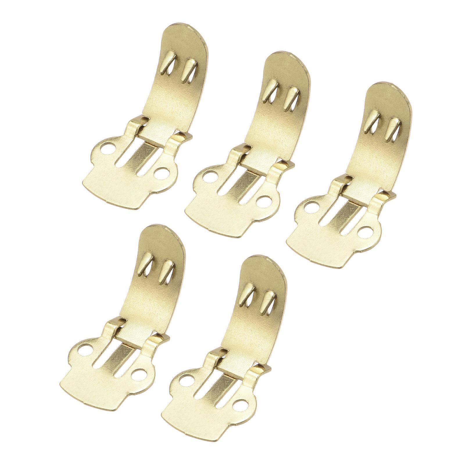 Blank Shoe Clips 28mm X 14mm Iron For Diy Crafts Decoration Gold Tone 20 Pcs
