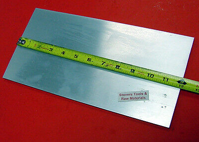1/2" X 6" Aluminum 6061 Flat Bar 12" Long Solid Plate T6511 Extruded Mill Stock