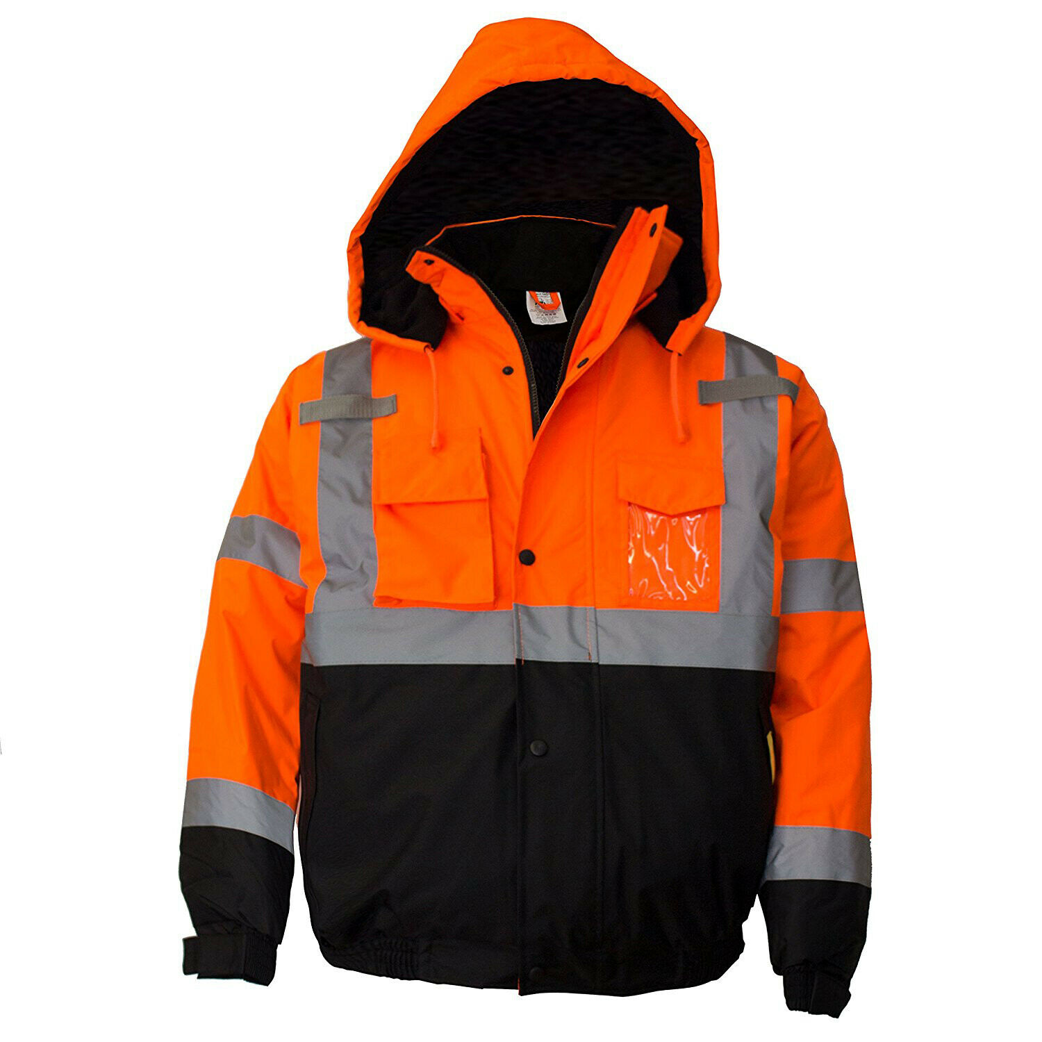 Class 3 Hi Viz Reflective Insulated Waterproof Winter Safety Jacket-wj9011/12
