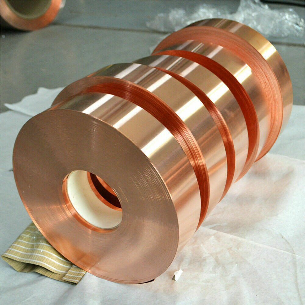 1pcs 0.5mm x 40mm x 1000mm 99.9% Pure Copper T2 Cu Metal Sheet Foil Plate Strip