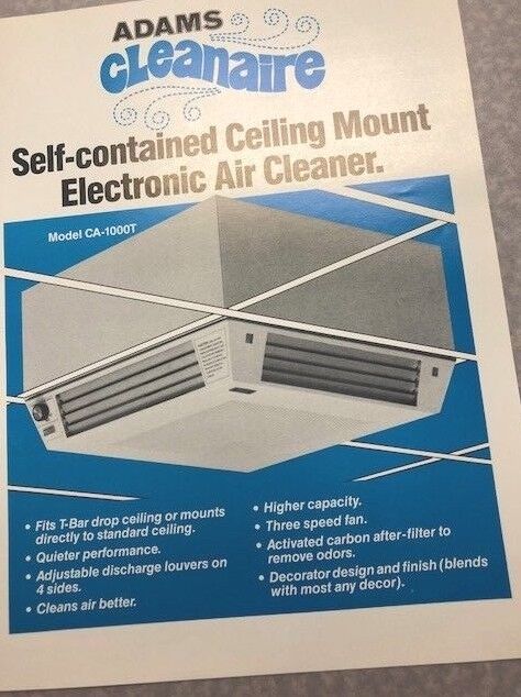 Commercial Self-contained Electronic Air Cleaner Uv Led Included