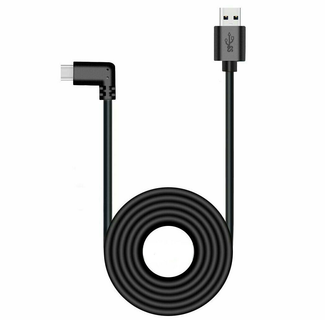 16ft/5m Link Cable For Oculus Quest 2 Usb A 3.2to Type C Elbow Angle 3a Charging
