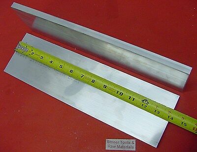 2 Pieces 1/4" X 3" Aluminum Flat Bar 14" Long 6061 Extruded Plate Mill Stock