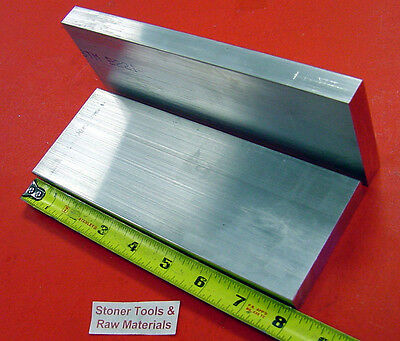 2 Pieces 1-1/2 X 3 Aluminum 6061 Extruded BAR 6 Long .07/-0 Solid T6511 Mill Stock 1.50 